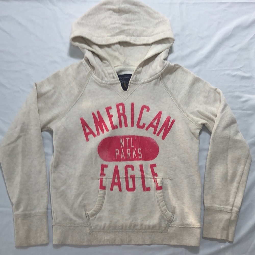 2 for $25 American Eagle national parks pullover distressed hoodie size S